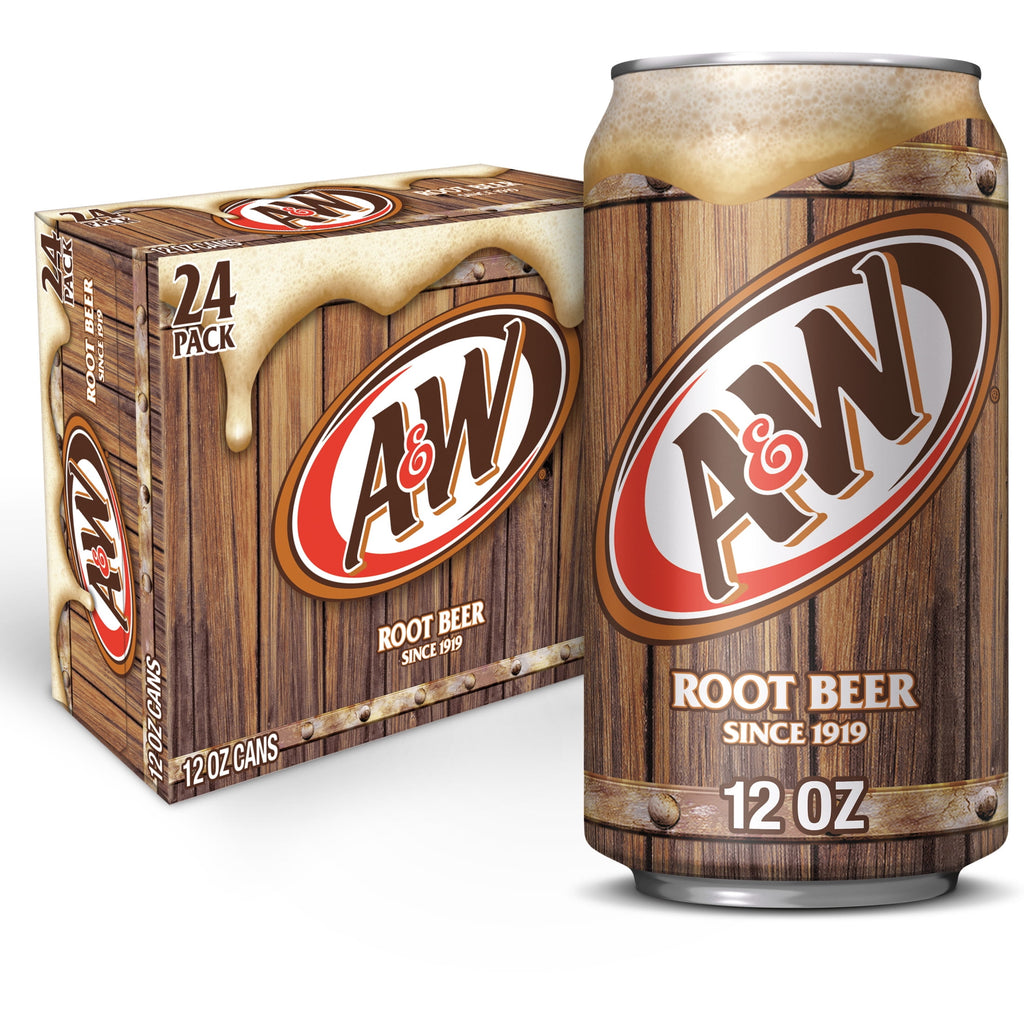 A&amp;W Root Beer 12oz Cans 24 Pack