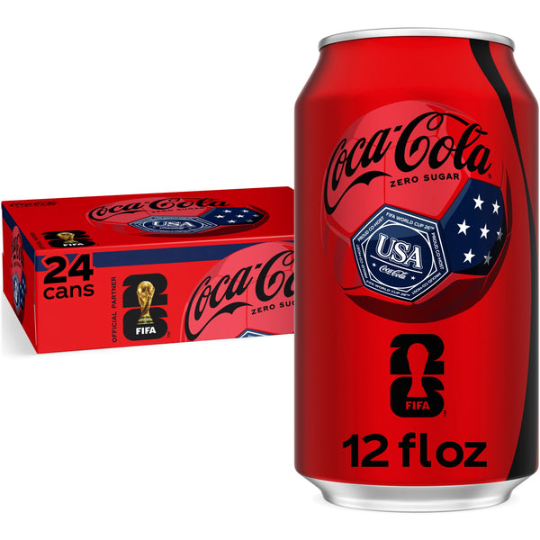 Coca-Cola Zero Sugar 12oz Cans 24 Pack