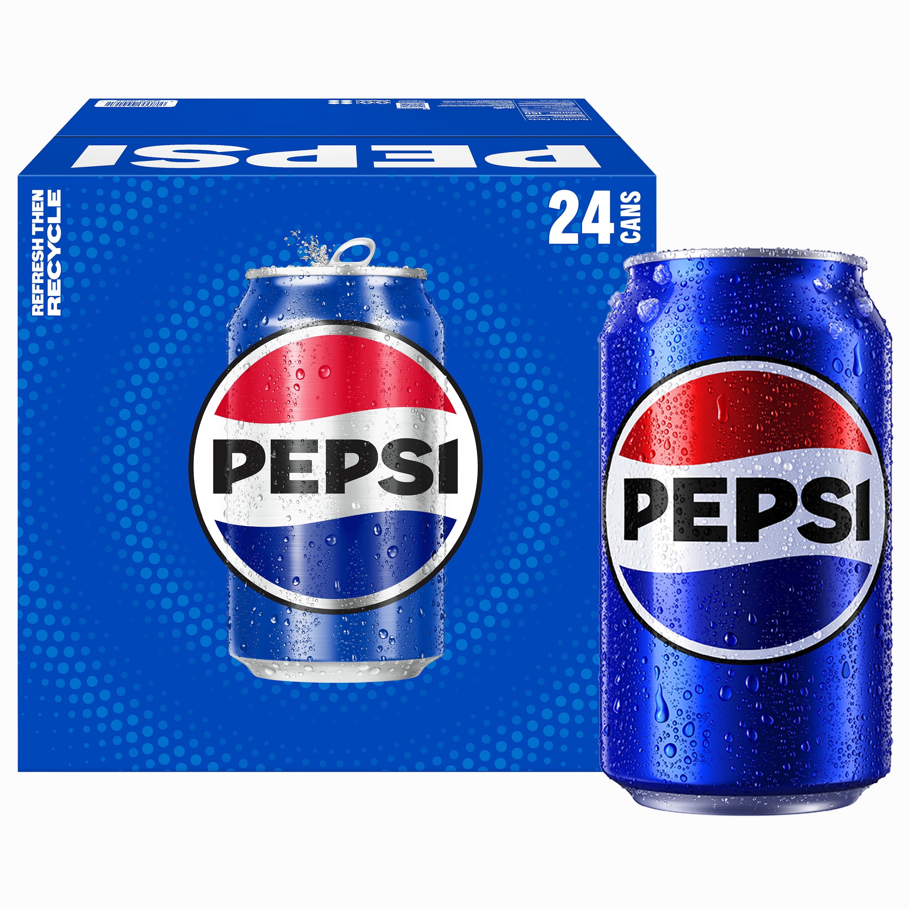 Pepsi Cola 12oz Cans 24 Pack